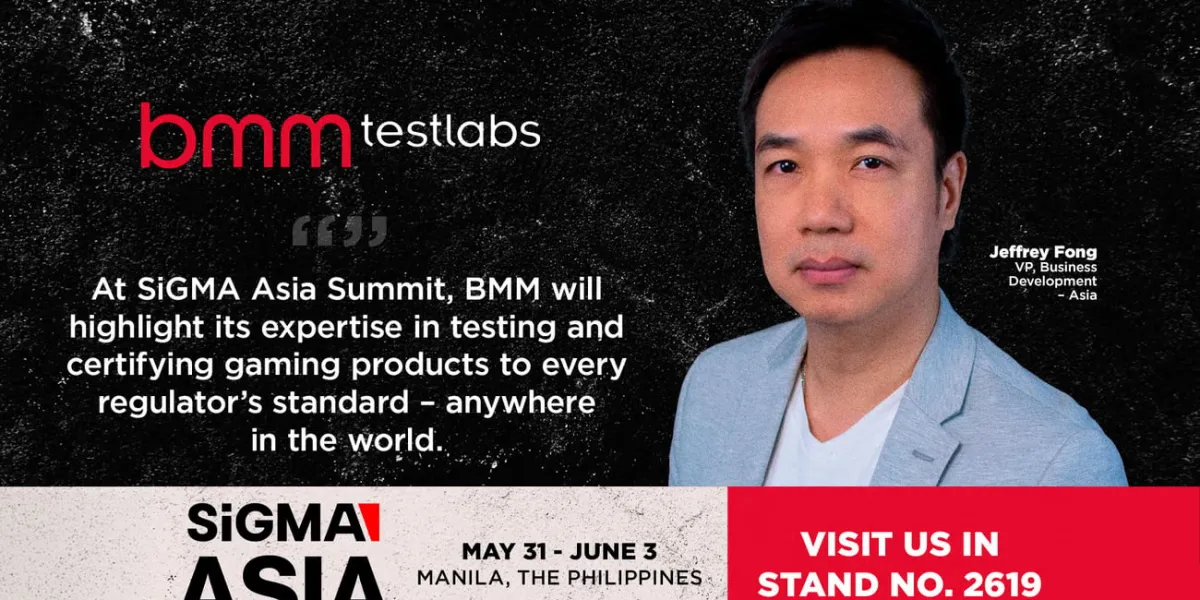 BMM Testlabs promoting its testing and certification services ahead of SiGMA Asia Summit in Manila