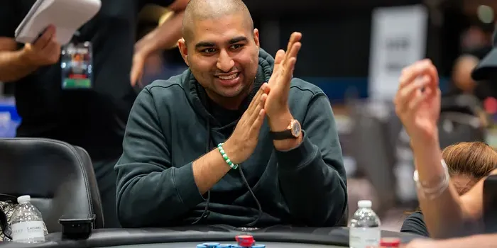 Nik Airball after a major win in a high-stakes streamed cash game